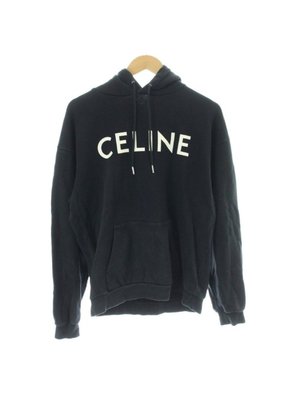 Celine Sweatshirt Hoodie Pullover Logo Black M